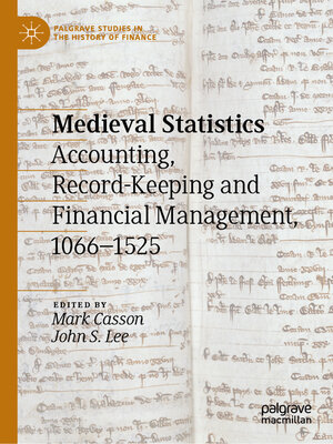 cover image of Medieval Statistics